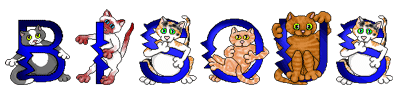 gif bisous chats